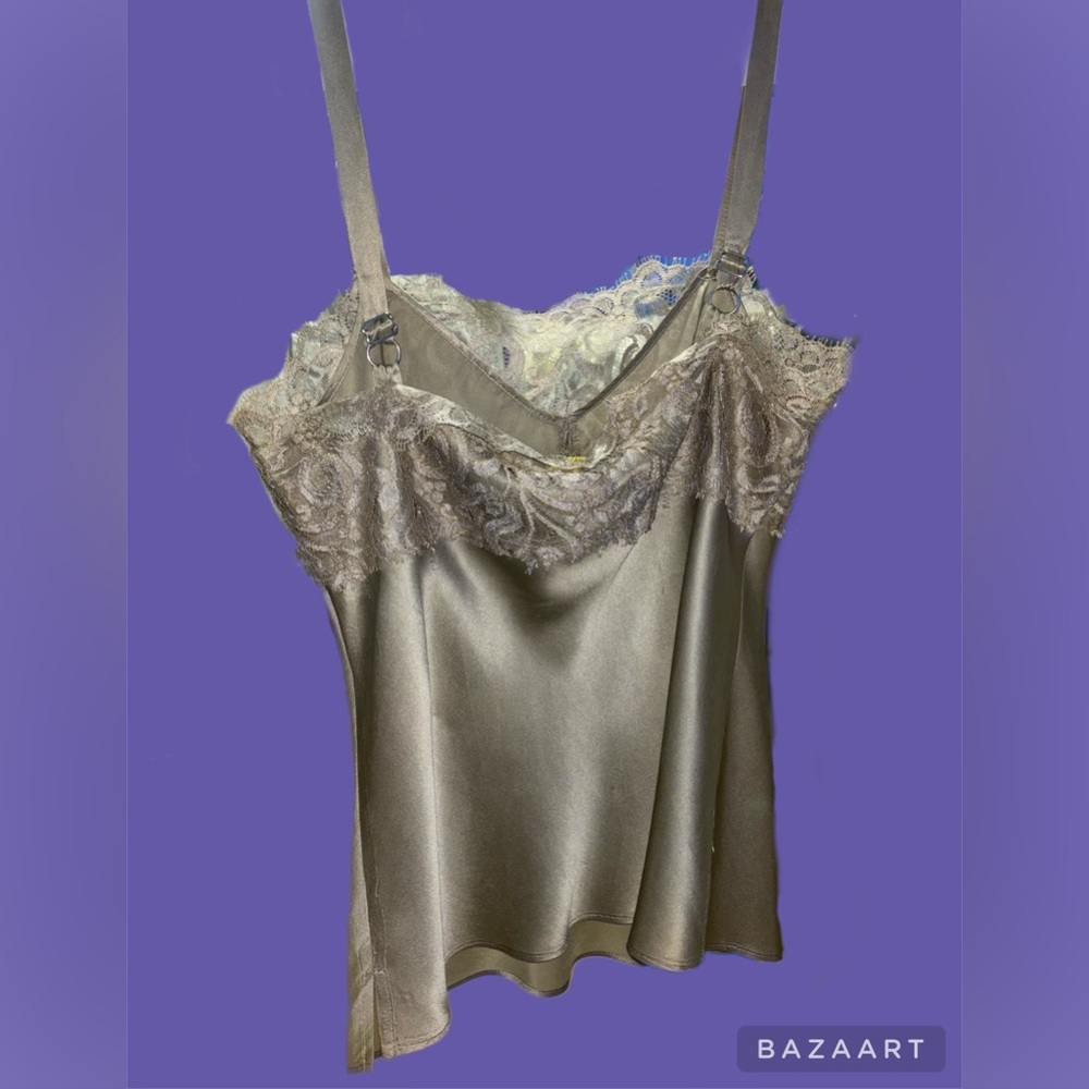 Anne Klein Lace Stain Tank Top